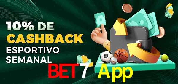 10% de bônus de cashback na Bet7 App